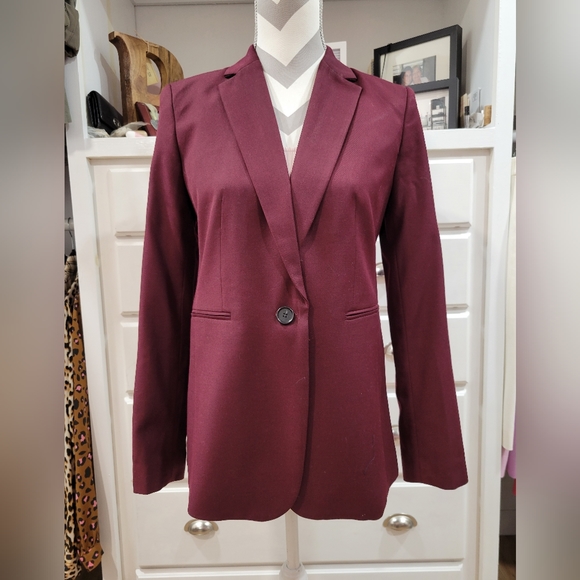 NWT Ann Taylor Burgundy Suit - Picture 2 of 16